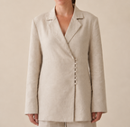 Pak van 100% linnen - beige